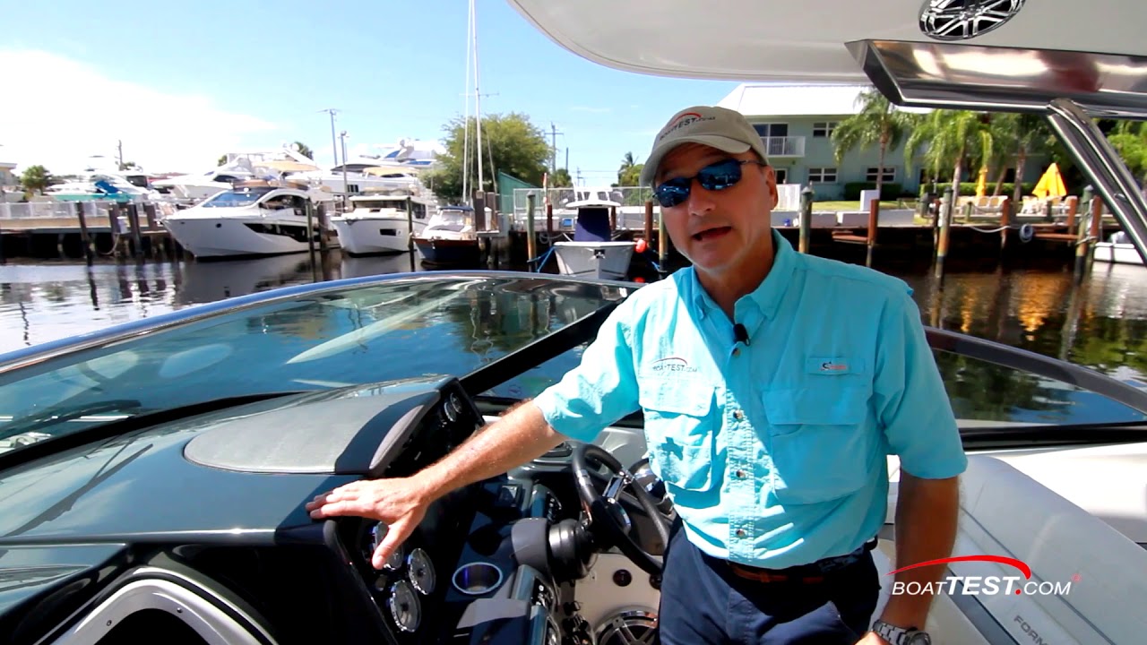 Formula 350 Crossover Bowrider (2017-) Features Video - By BoatTEST.com