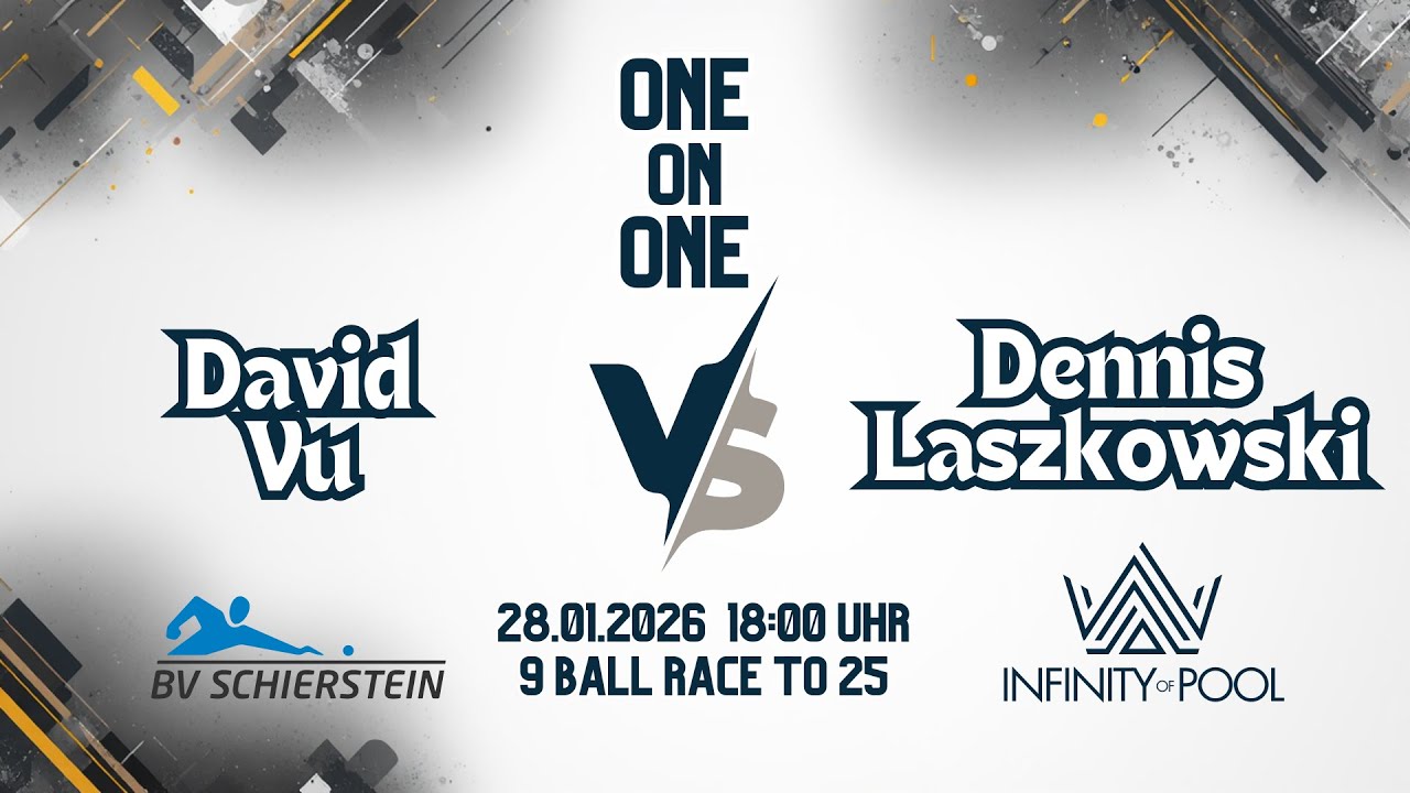 WATCH LIVE | ONE ON ONE David Vu vs. Dennis Laszkowski BV Schierstein 28.01.2026
