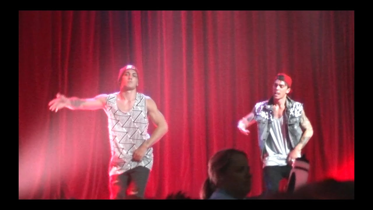 Justice Crew performing at Reece Mastin's Summer Nights Tour 8/12/12