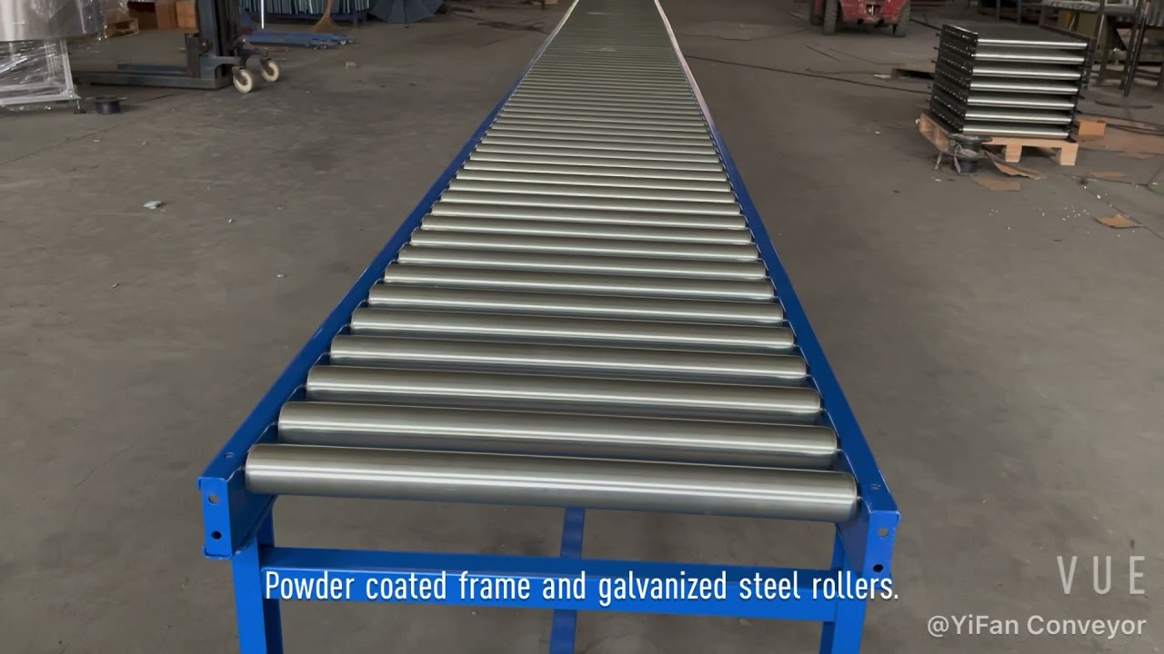Gravity Roller Conveyor Production Line for Carton Packing and Storage