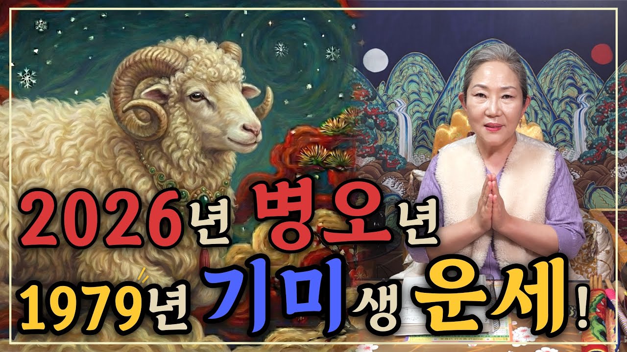 ✨2026년 병오년 기미생 운세!✨ 자세히 살펴보는 2026년 띠별 운세! 다가오는 병오년에 1979년 기미생 금전운 건강운 문서운은 어떨까? 🐑기미생분들 필수 시청!