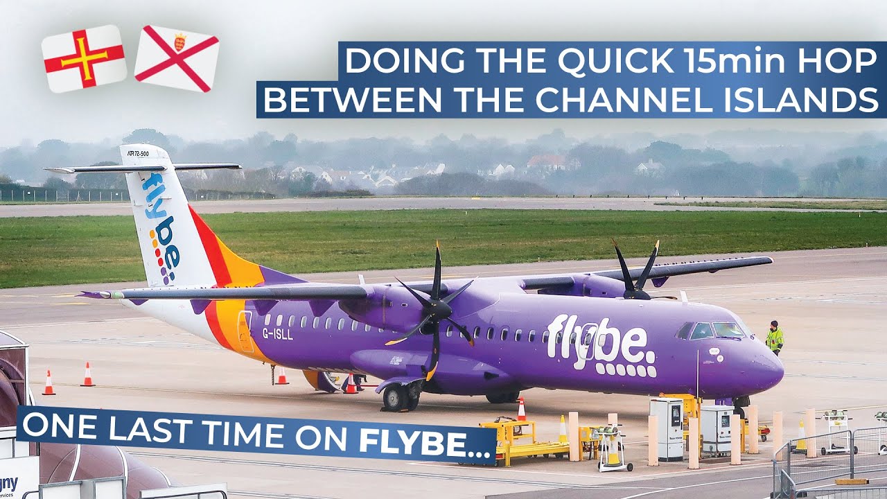 TRIPREPORT | FlyBe (operated by Blue Islands) | ATR 72-500 | Guernsey - Jersey