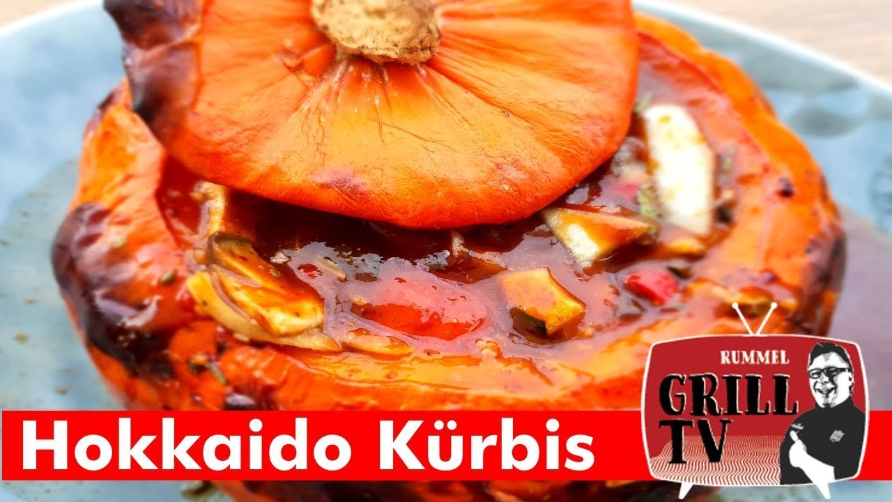 Gefüllter Hokkaido Kürbis --- Rummel Grill TV #rummelgrilltv UT: Deu. Eng