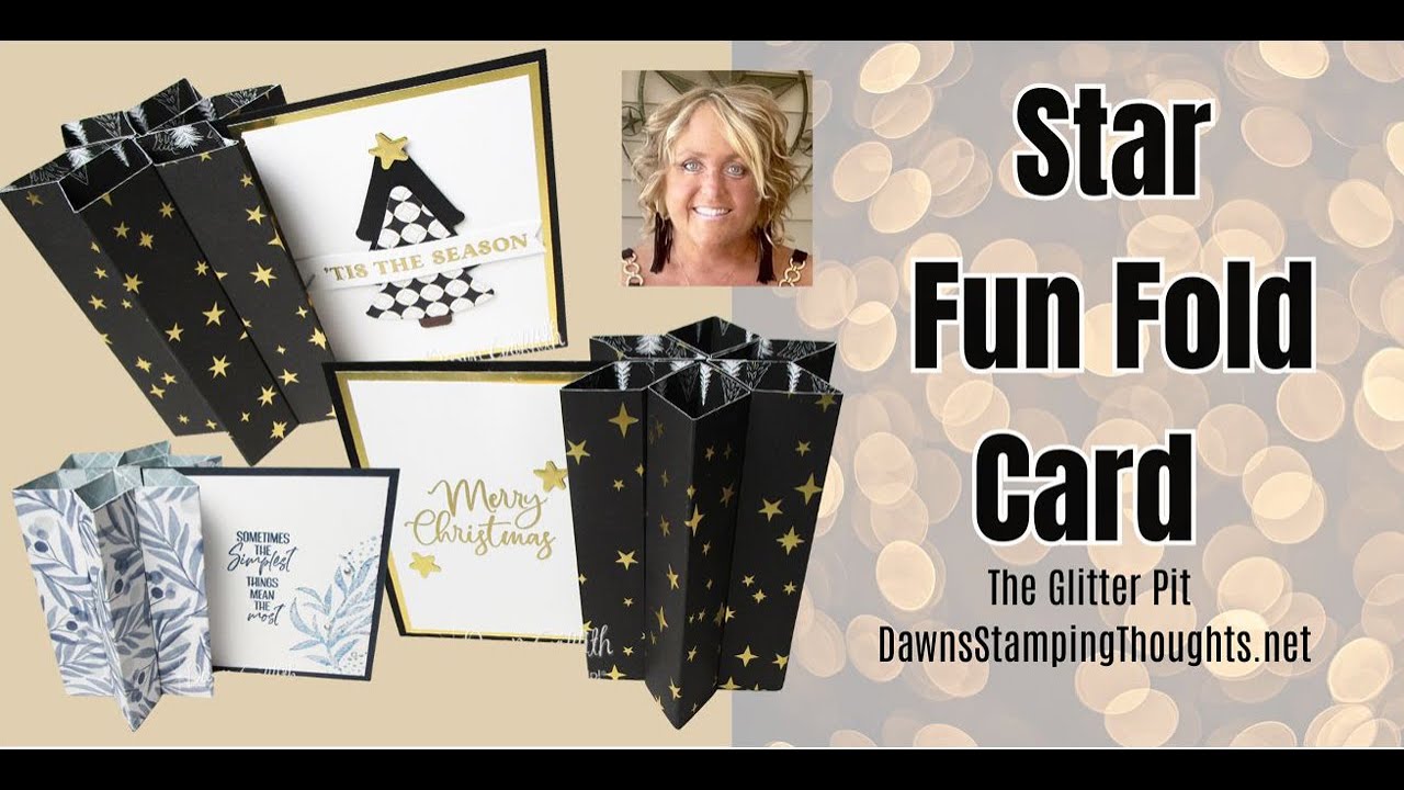 ⭐Over the Top STAR Fun Fold | Easy WOW Christmas Card