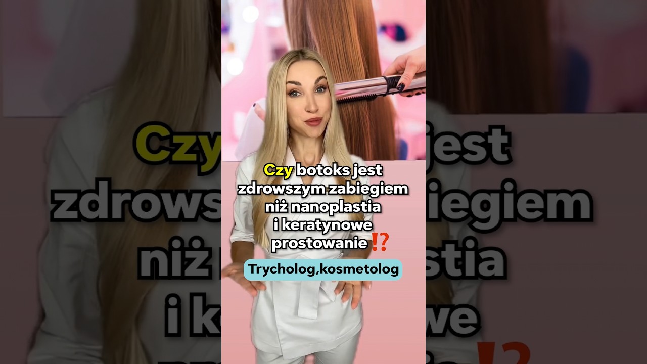 Czy botoks jest zdrowszy niż nanoplastia?! #trycholog #pielęgnacjawłos&oacute;w #nanoplastia #botoksnawłosy