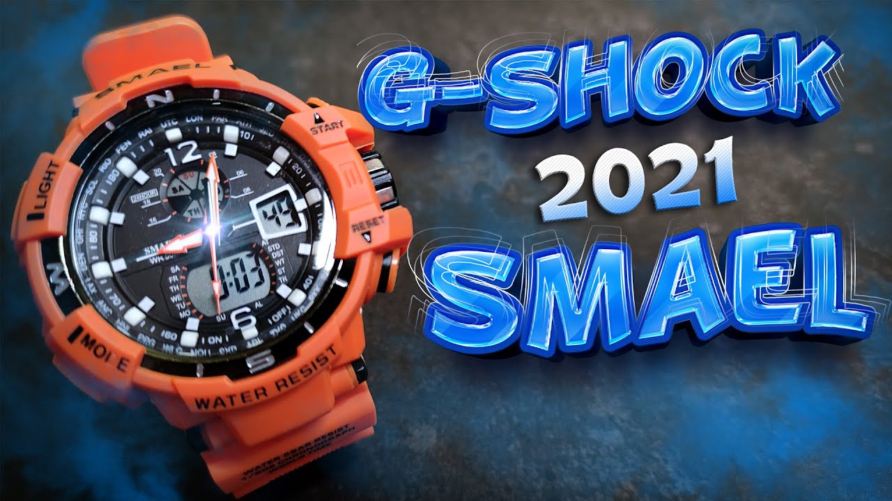 G-SHOCK или что это за 10$ с Aliexpress? Спортивные часы Smael 2021. Smael WS-1376.