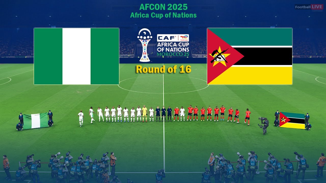 Nigeria vs Mozambique - Africa Cup of Nations 2025 AFCON | Full Match All Goals | Simulation PES