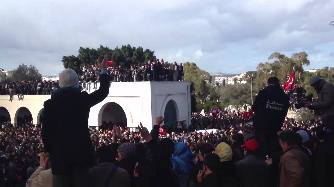 Fun&eacute;railles Chokri Belaid au Jellaz