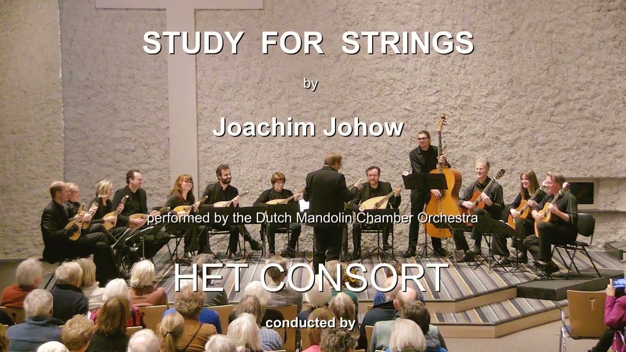 STUDY FOR STRINGS by Joachim Johow performed by the Mandolin Chamber Orchestra HET CONSORT.
