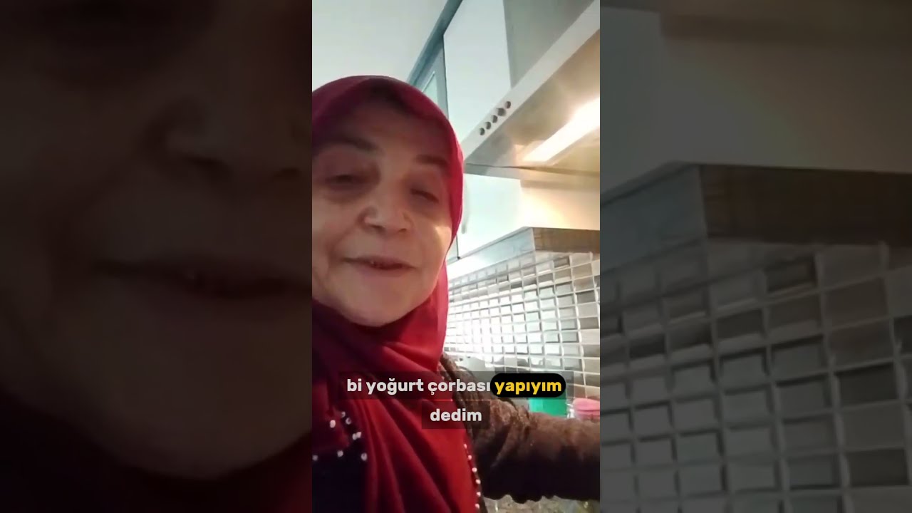Yoğurt çorbası yaptım. (Meyir çorbası)