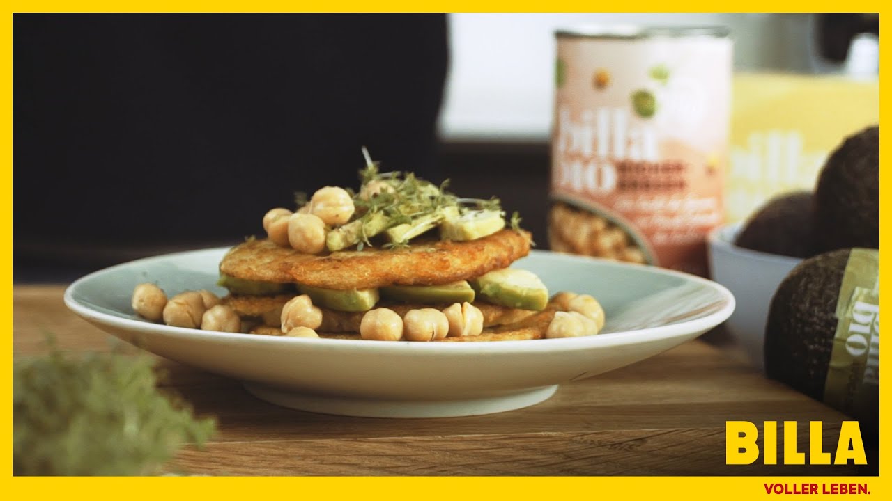 BILLA Bio Kartoffelpuffer mit Avocado 🥑
