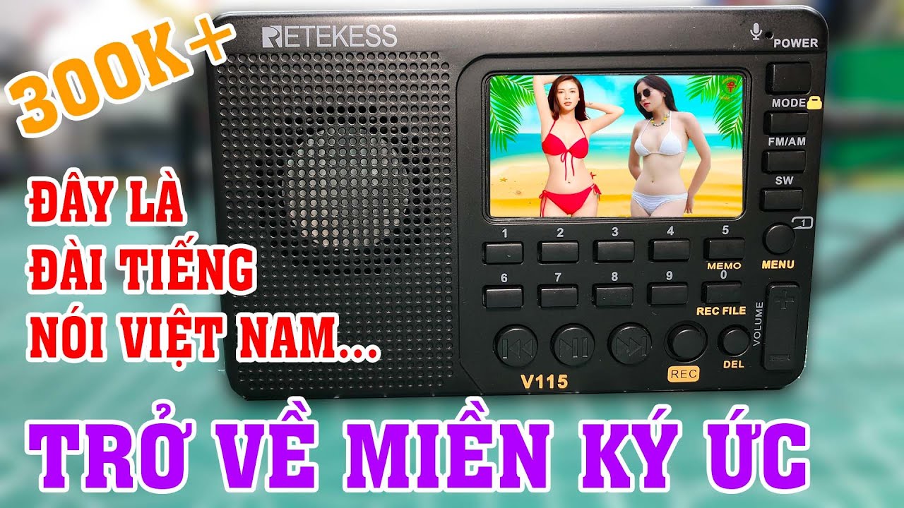 Thời nay có mấy người nghe Radio nữa mà vẫn mua làm gì? -  Radio Retekess V115