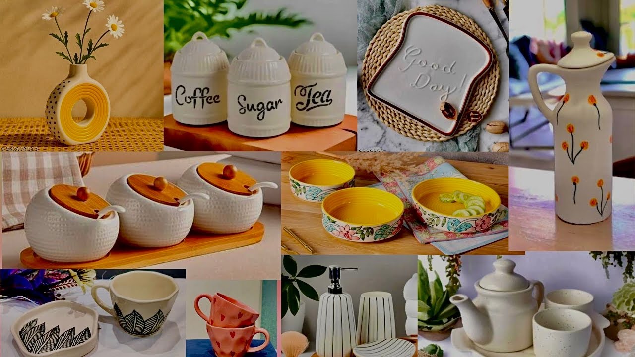 MEESHO HAUL  | PINTEREST FINDS | CERAMIC KITCHEN VARIETIES | KITCHEN FINDS