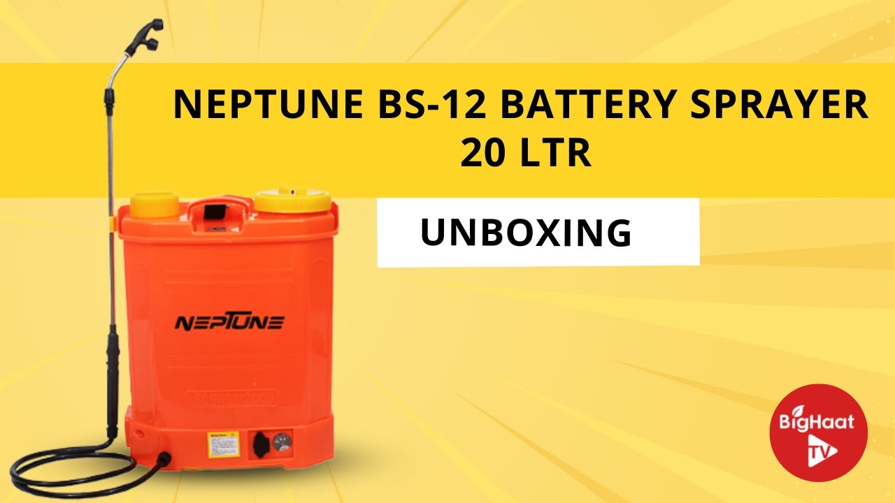 Unboxing Neptune Knapsack Battery Operated Garden Sprayer BS 12: The most widely used sprayer