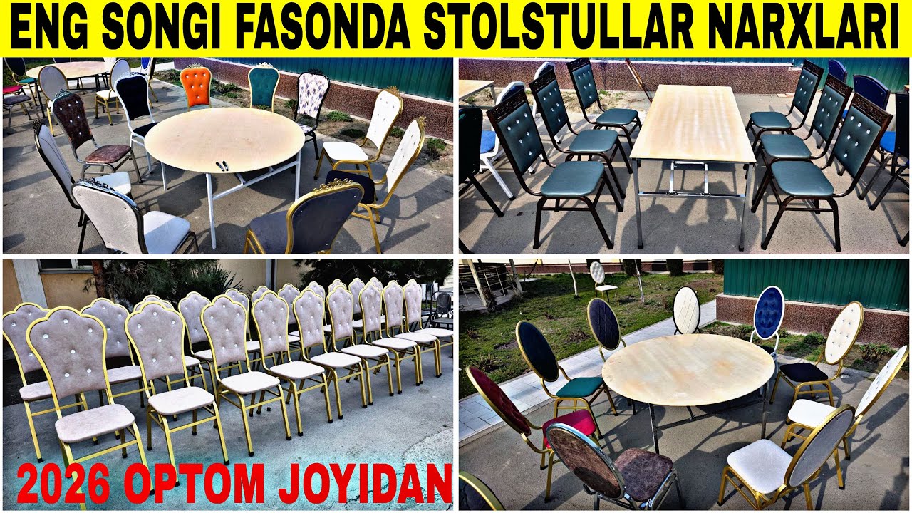 ENG SONGI FASONDA STOLSTULLAR ARZON JOYIDAN 