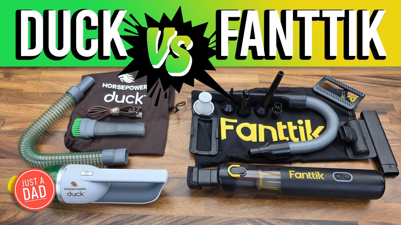 Duck Horspower vs Fanttik Slim V8 Apex Cordless Vac As Seen ON TV COMPARISON