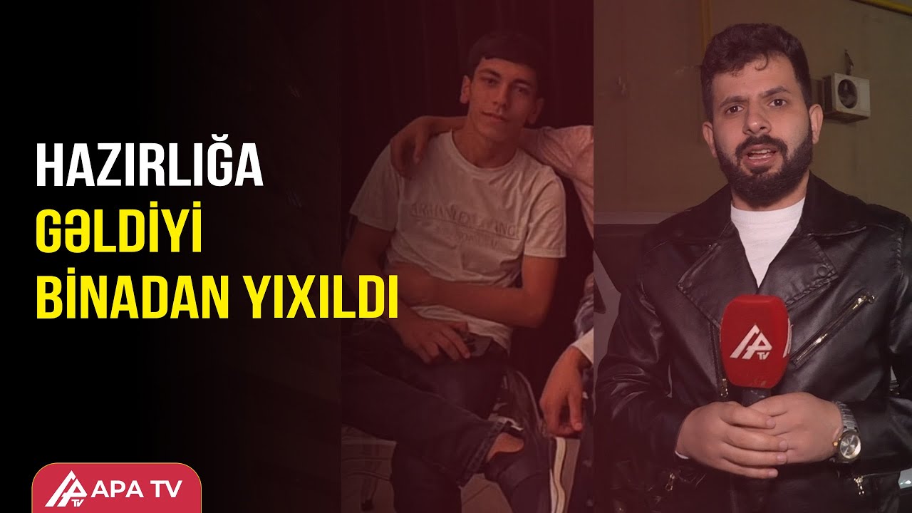 Xırdalanda faciə: gənc oğlan 12-ci mərtəbədən yıxıldı &ndash; APA TV