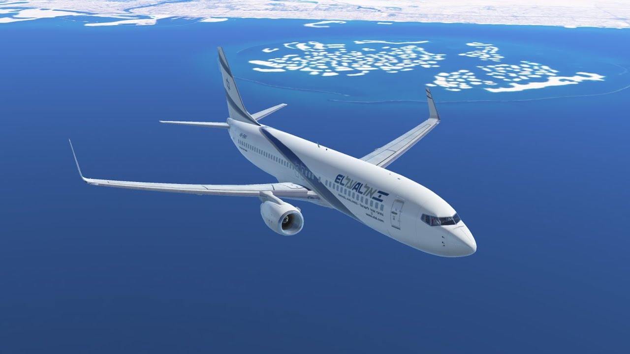 EL AL (ELY972) Boeing B737-800 Dubai-Tel Aviv
