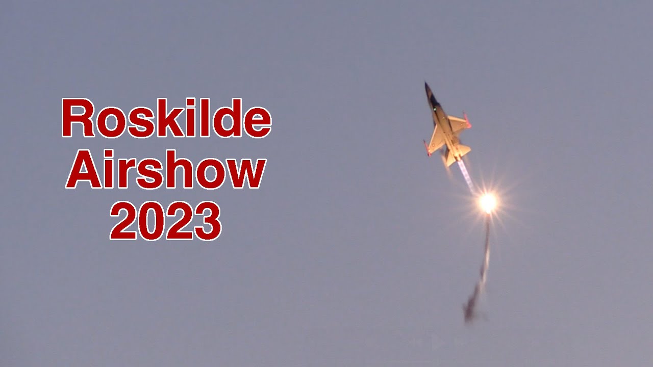 Airshow Roskilde 2023, twilight display (re-edit)