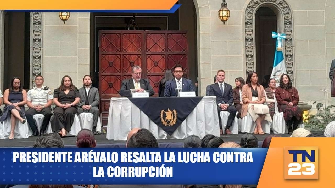 Presidente Arévalo resalta la lucha contra la corrupción