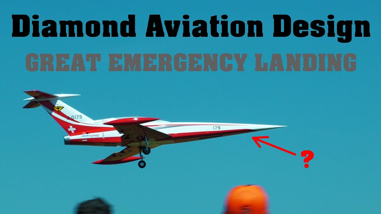 Diamond Aviation Design | GREAT EMERGENCY LANDING | jet RC model | 4K | 2023