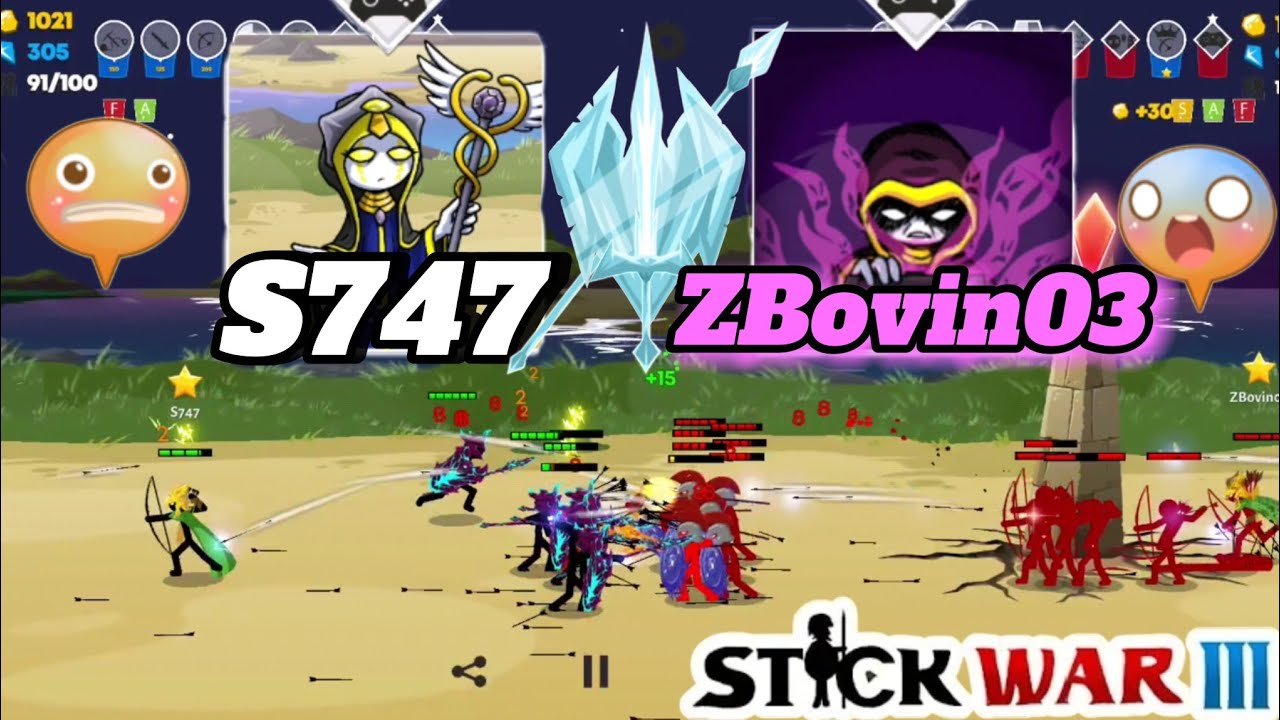 ZBovin03 Vs S747 - Stick War Saga