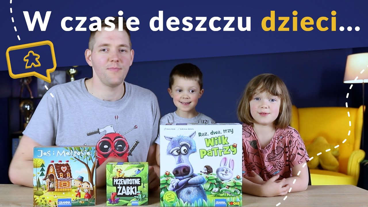 JAŚ I MAŁGOSIA, PRZEWROTNE ŻABKI, STORY CUBES: STAR WARS oraz RAZ, DWA, TRZY... WILK PATRZY