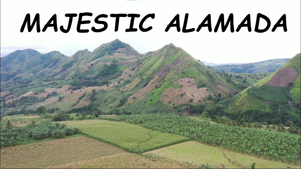 Majestic Beauty Of Alamada, North Cotabato - Farmland Drone Shot