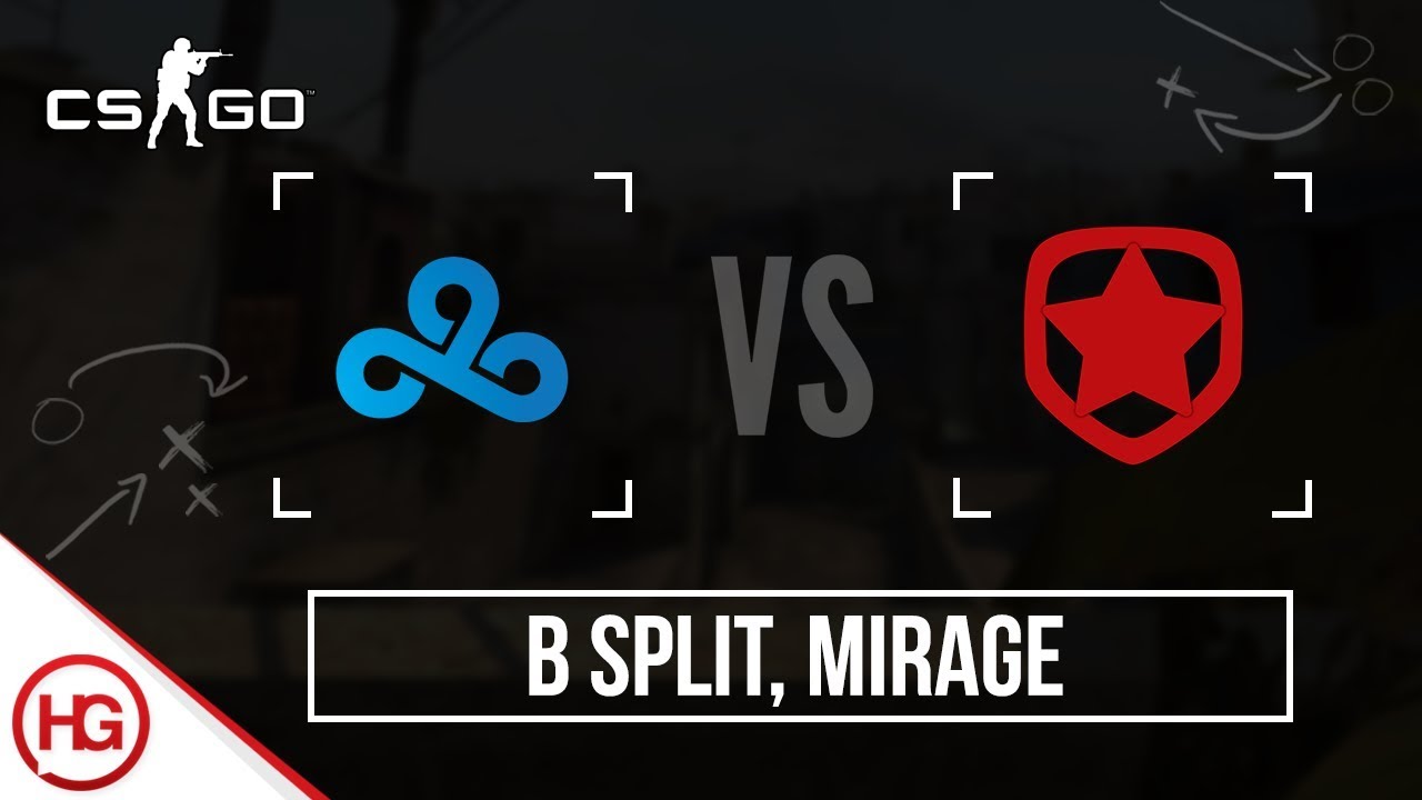 Cloud9 vs Gambit - Mirage, B Split (CS:GO Strategy Breakdown #38)