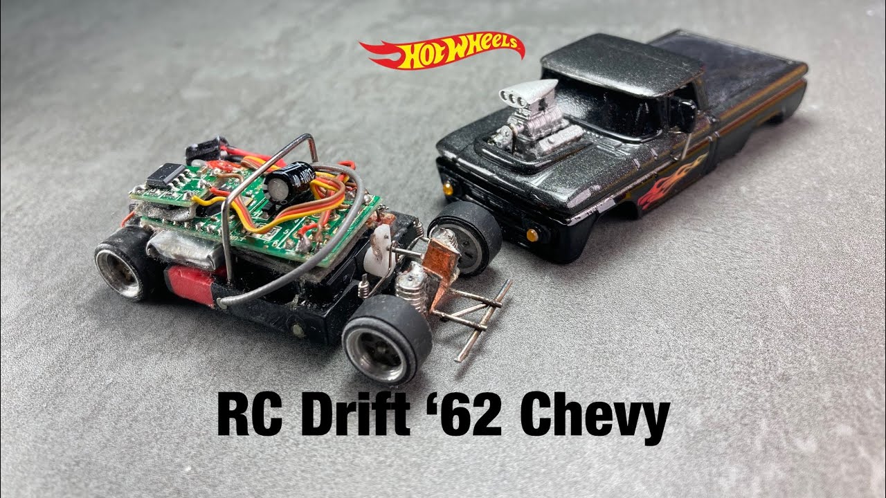 ‘62 Chevy Pickup RWD RC Drift Hotwheels Custom