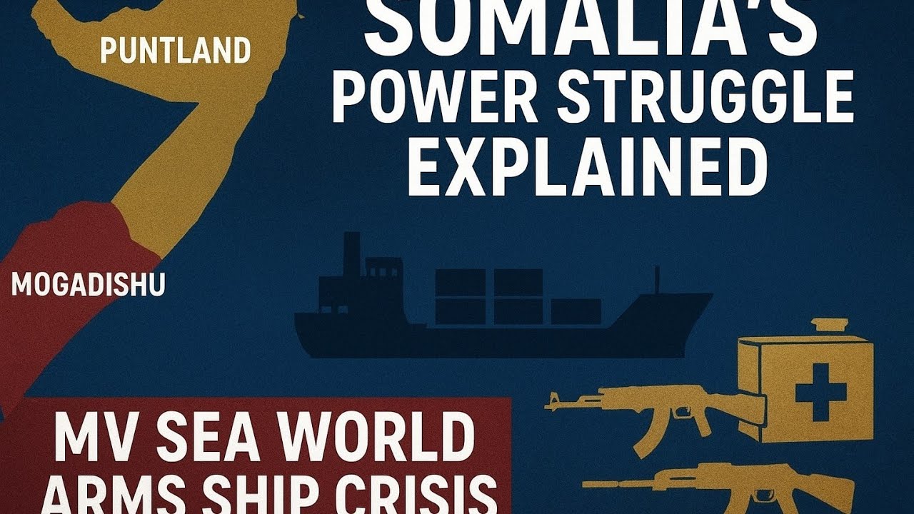 &ldquo;Puntland vs Mogadishu: The MV Sea World Arms Ship Crisis | Somalia&rsquo;s Power Struggle Explained&rdquo;