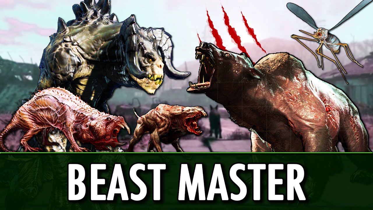 Мод для Fallout 4: Beast Master - Creature Companion Overhaul