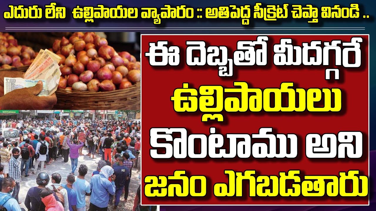 Onion Business | Small Business Ideas In Telugu | Business Ideas In Telugu | Telugu Business Ideas