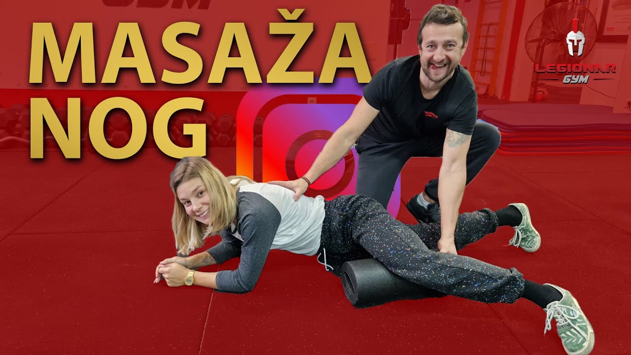 Samomasaža NOG, za boljši trening, gibljivost in sproščenost.