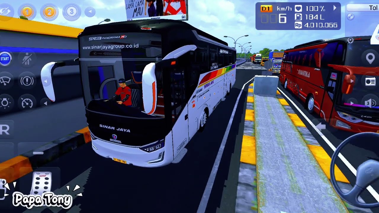 SURABAYA - MALANG | BUSSID | DASHCAM | ASMR