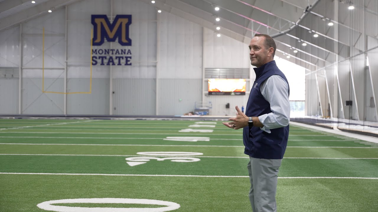 An inside look at Montana State's new indoor practice facility as grand opening nears