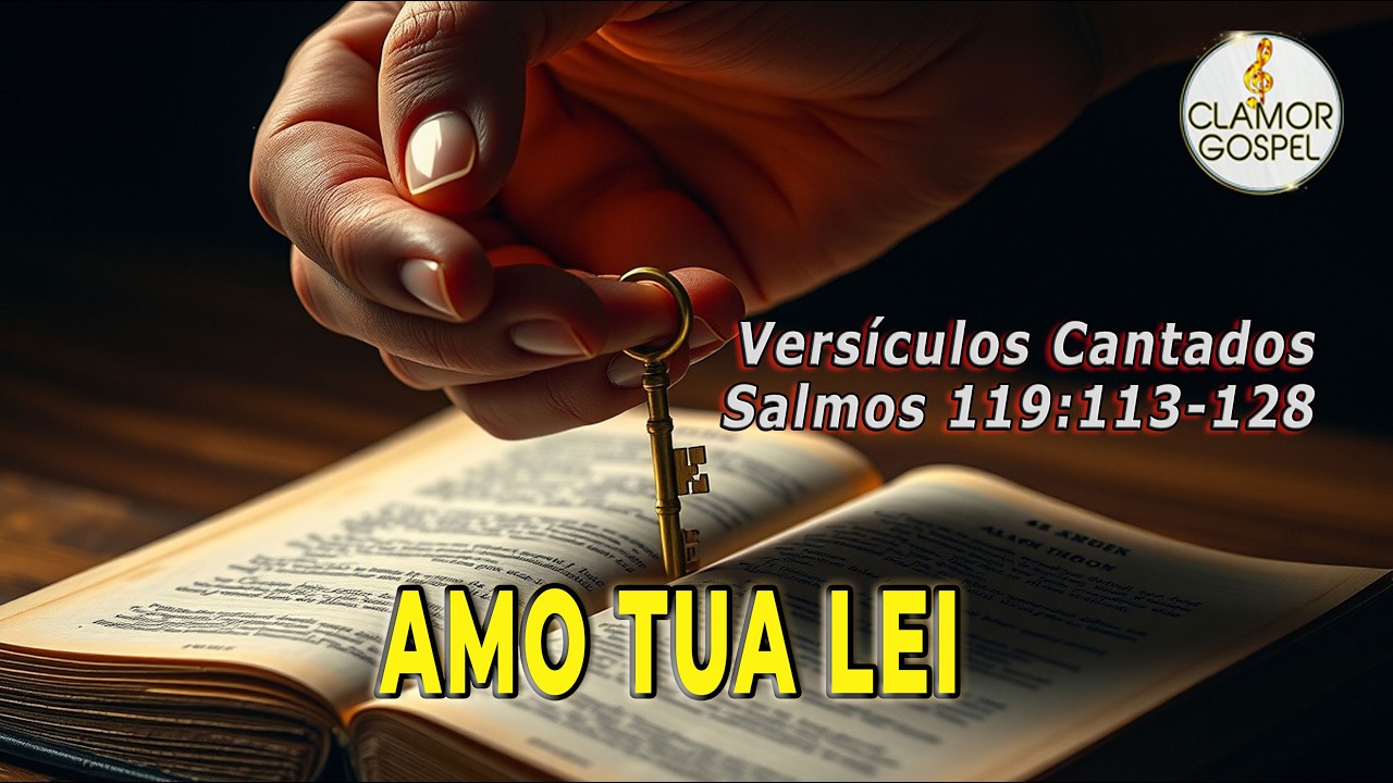 🔥 Versículos Cantados | Salmos 119:113-128 | Amo a Tua Lei 🙏
