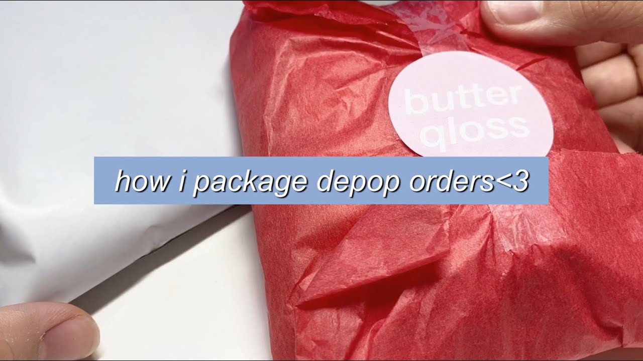 how i package orders || depop