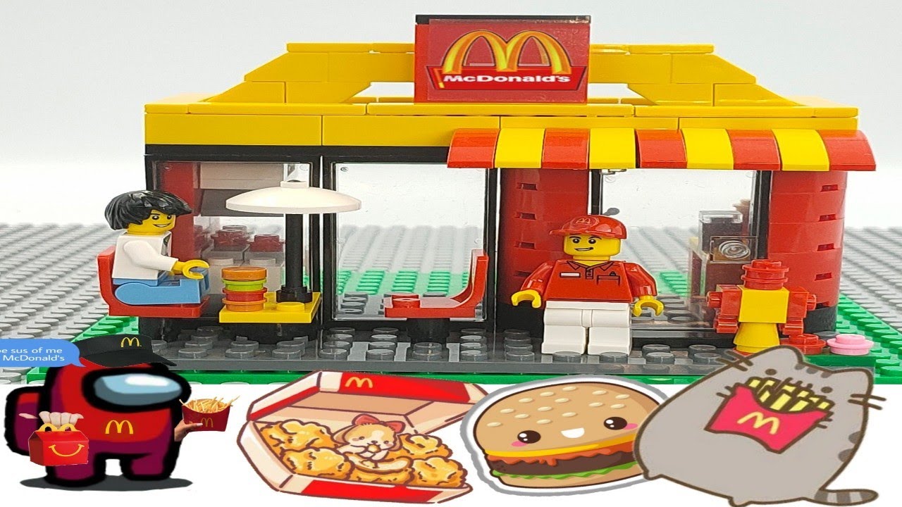 LEGO McDonald's Mini Street |BUILD SPEED | BRICKS IMPACT