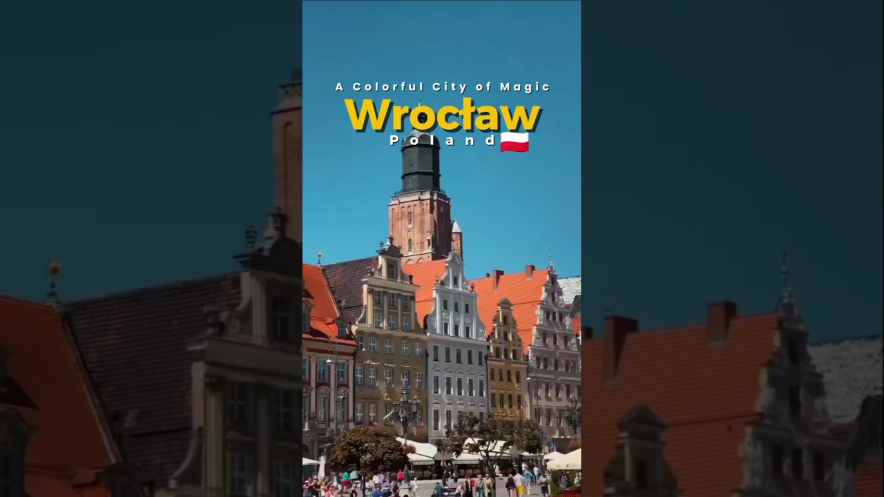 🇵🇱Wrocław, Poland: A Colorful City of Magic #travel #poland #wrocław #cityvibes