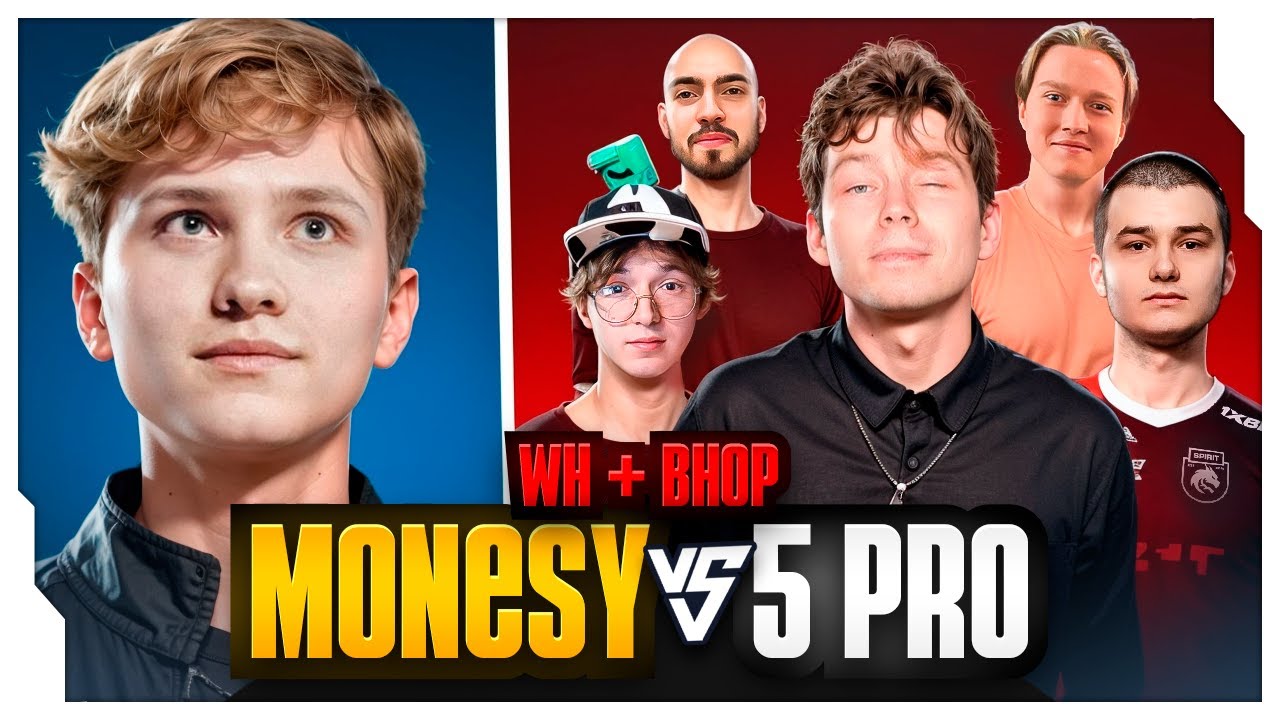 МОНЕСИ С ВХ ПРОТИВ 5 СТРИМЕРОВ В CS2 / ЭВЕЛОН ШОУ МАТЧ МОНЕСИ 1VS5