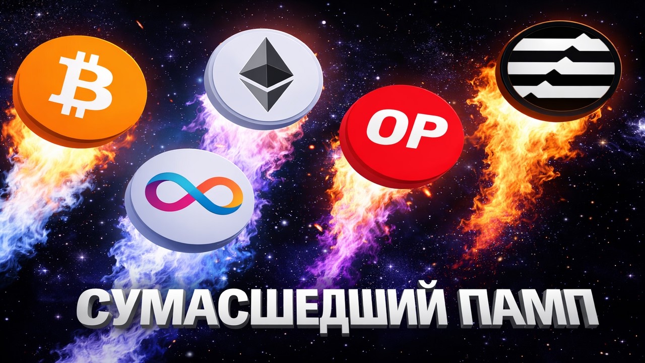СУМАСШЕЩИЙ ПАМП ВПЕРЕДИ! ОБЗОР БИТКОИНА, ETHEREUM, ICP, OPTIMISM, APTOS!