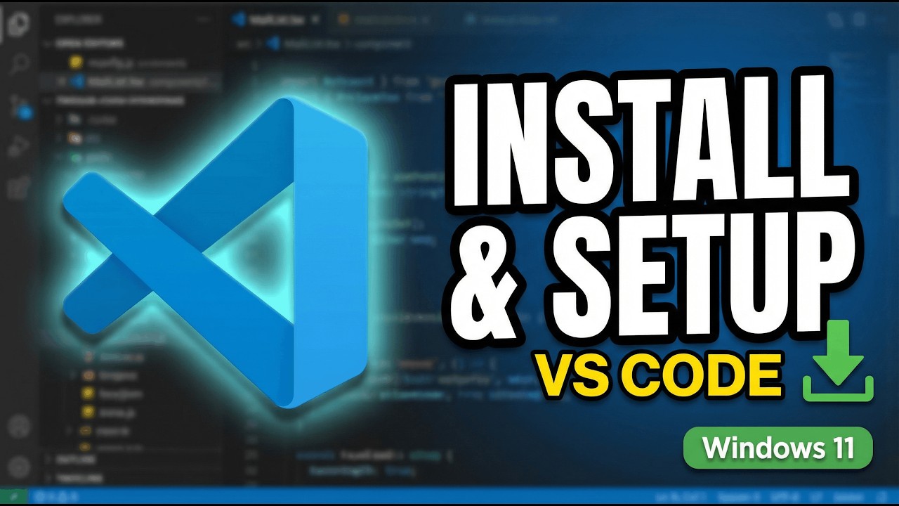 Как установить и настроить Visual Studio Code на Windows 11 (VS Code 2026)