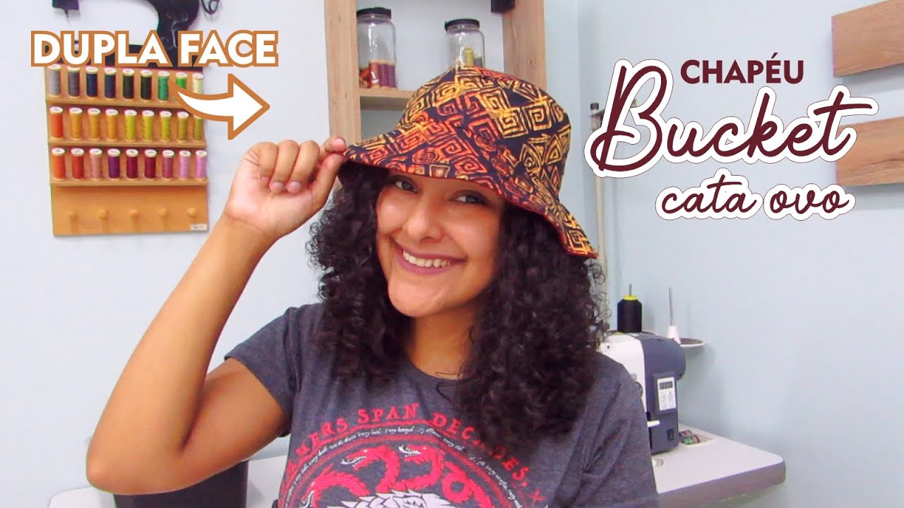 Passo a Passo Chapeu Bucket (Cata Ovo) por Carolina Gomes - Loja Tear