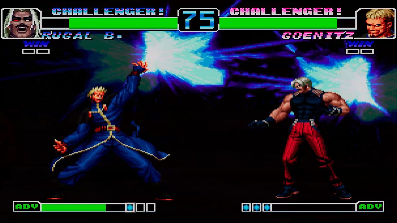 [TAS+VS] Omega Rugal VS Goenitz | KOF97 💀 Super Battle 💀 4k60fps