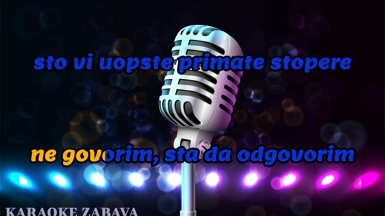 Goca Trzan - Stoperka - *KARAOKE*