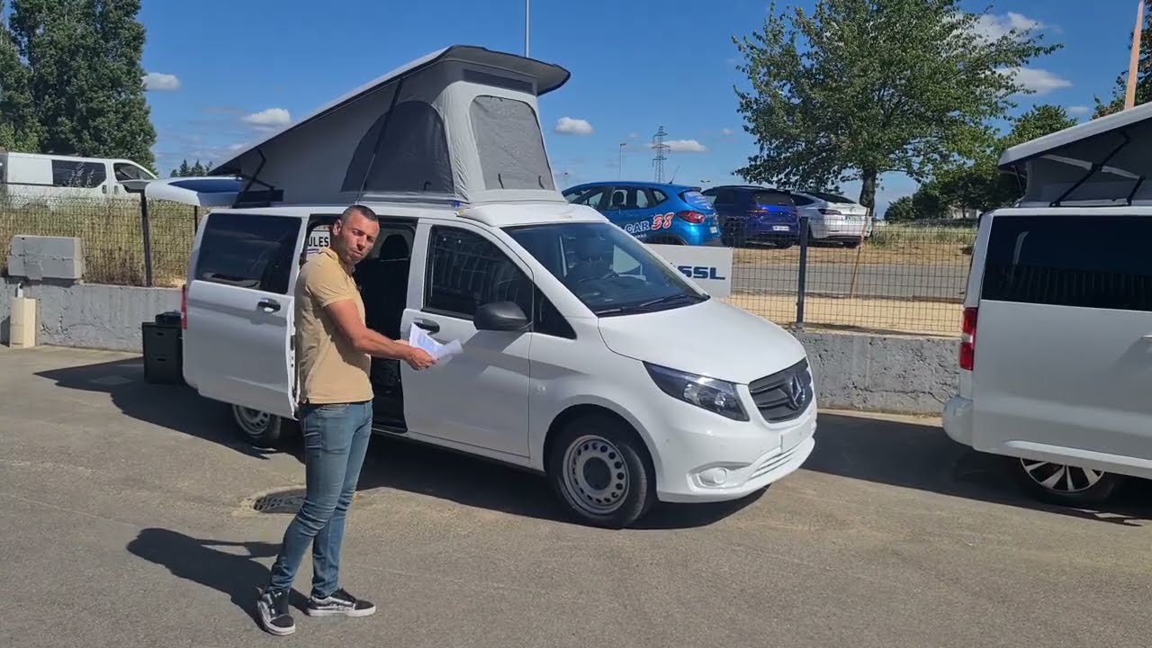 Vanstar Pössl modèle 2022 porteur mercedes Vito tourer boîte auto 4 roue motrice