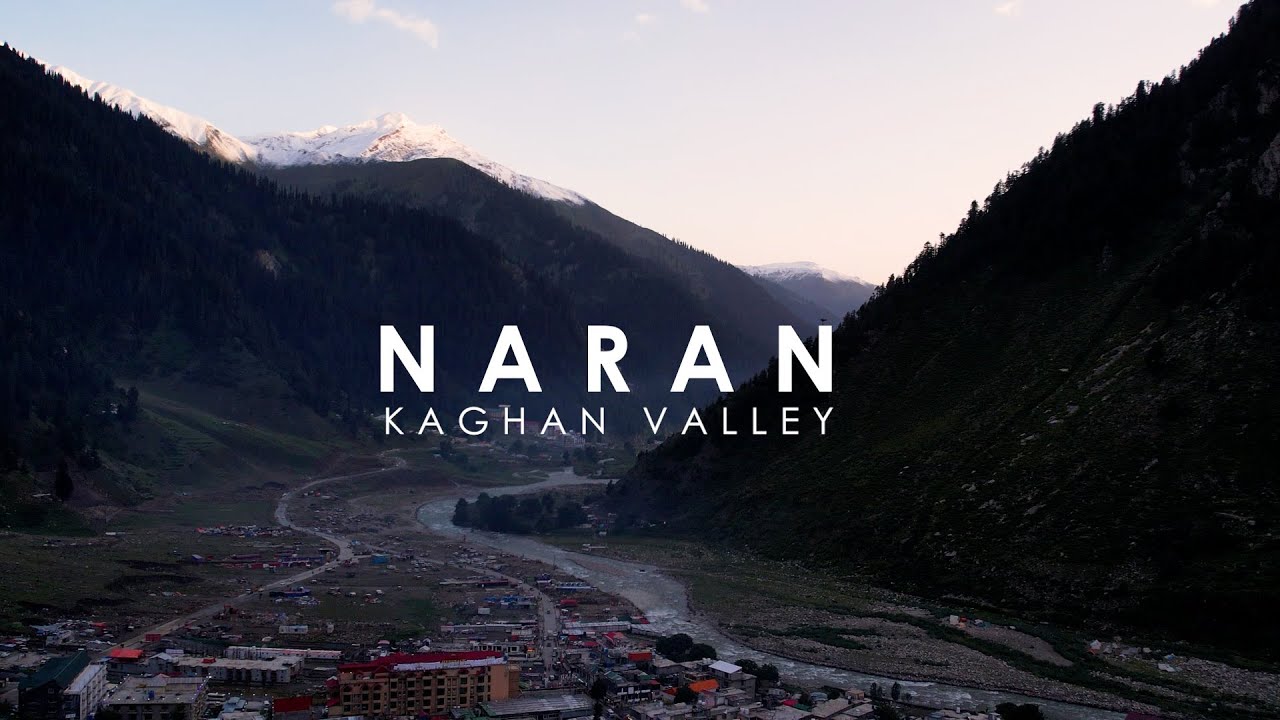 Aerial view of Naran Kaghan valley [4K] | Naran Drone Video 4K