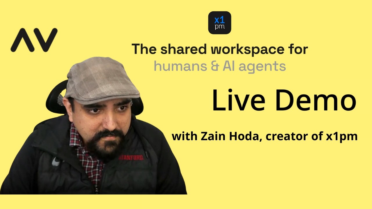 Live Demo – X1PM – The Shared Workspace for Humans & AI Agents