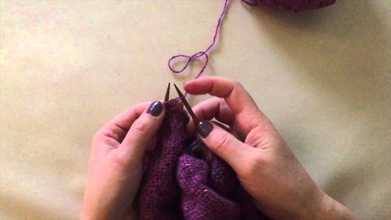 Come avviare le maglie nel giromanica - How to cast on stitches in the armhole